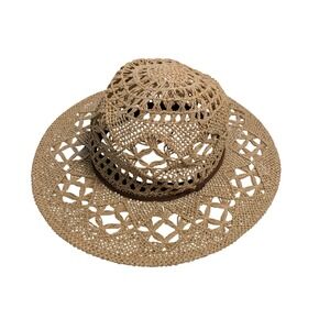 Ruggine Sun Hat Womens One‎ Size Beige 100% Paper NWOT